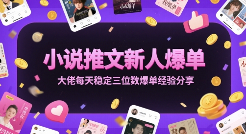 小说推文新人爆单大佬每天稳定三位数爆单经验分享-零云博客