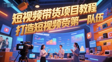 短视频带货项目教程，打造短视频带货第一队伍-零云博客