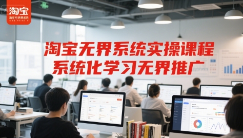 淘宝无界系统实操课程，系统化学习无界推广-零云博客