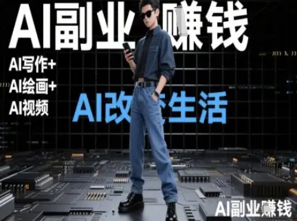 AI改变生活（Ai写作+AI绘画+Ai视频），AI副业挣钱-零云博客