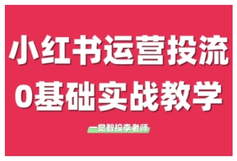 小红书运营投流，小红书广告投放从0到1的实战课，学完即可开始投放（更新）-零云博客