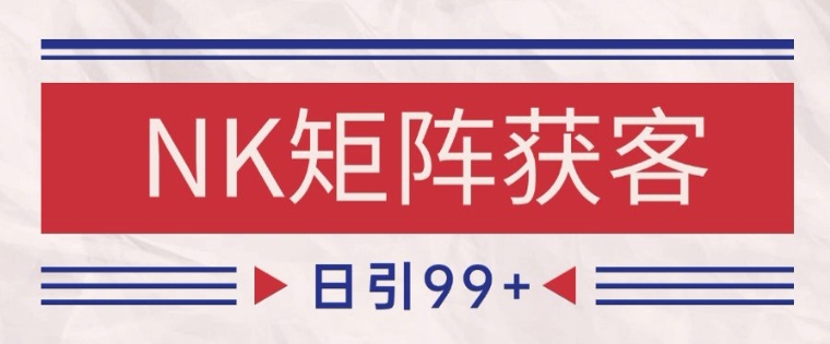 小红书某音NK赛道引流获客 自热矩阵日引200+【揭秘】-零云博客
